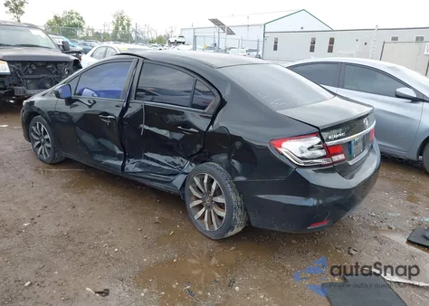 2014 Honda Civic Ex-L из США, поврежденный, VIN 2HGFB2F91EH529922